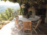 Dining on the terrace leading from kitchen. Built in BBQ 